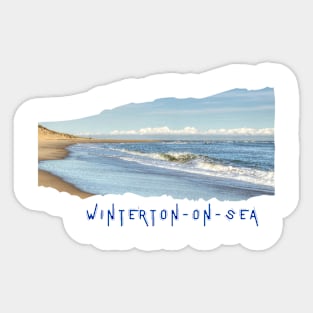 Winterton on sea Sticker